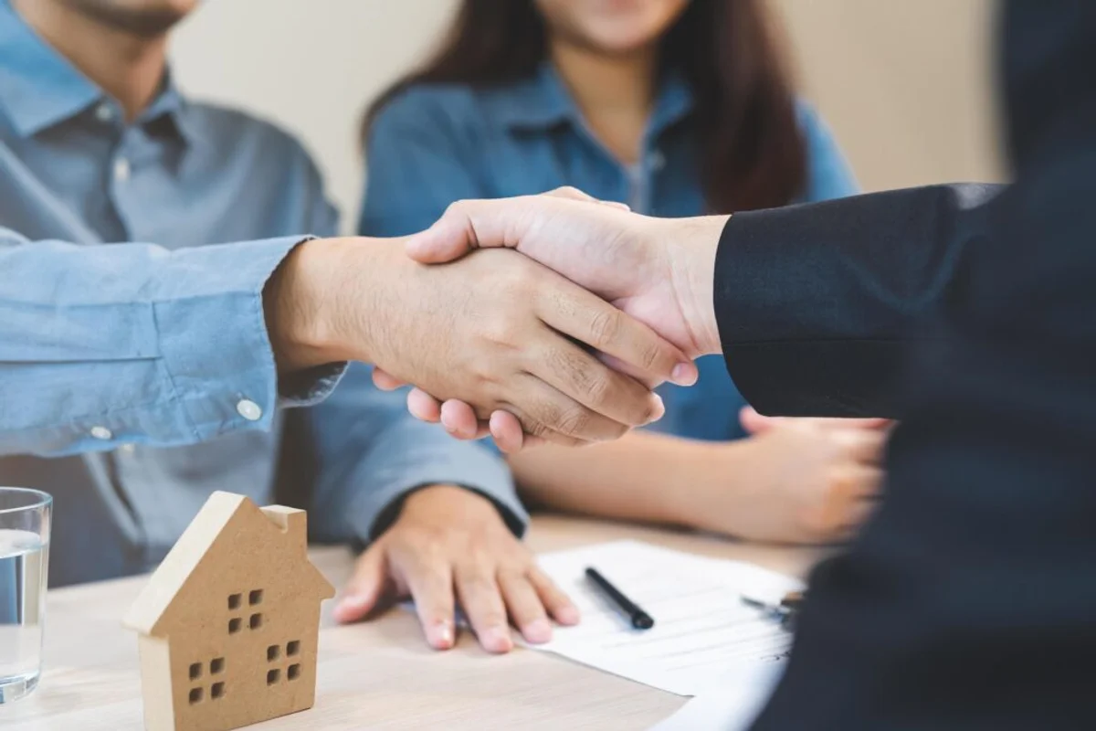 german tenant reading rental contract with worried face