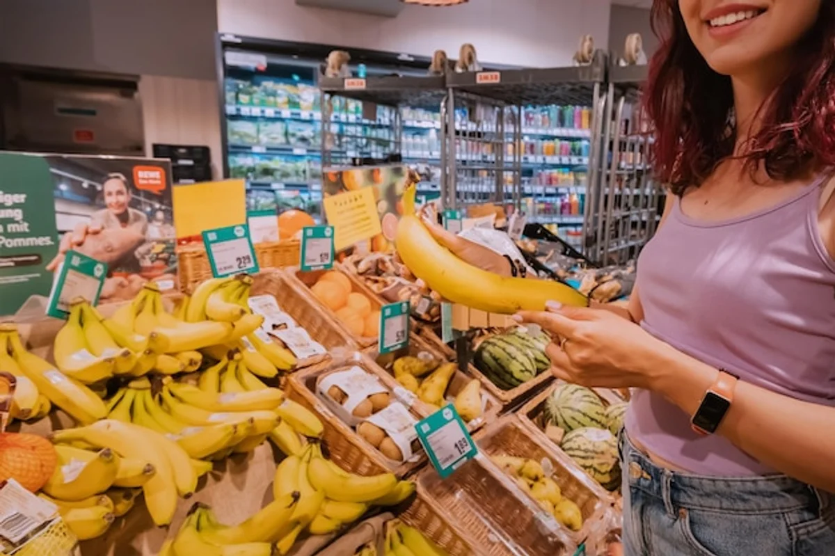 senior grocery shopping city germany