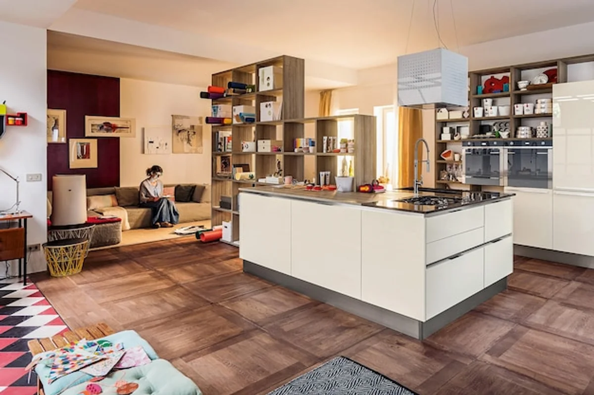 minimalist kitchen German apartment