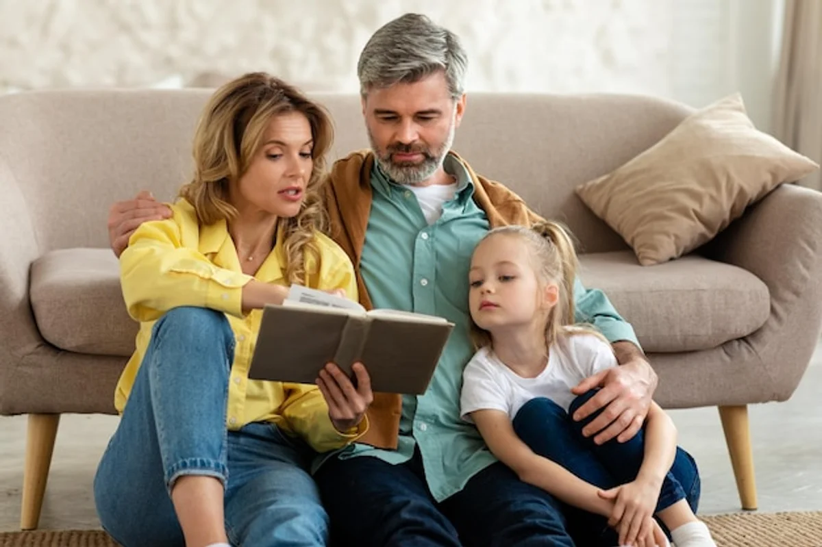 family digital device boundaries living room