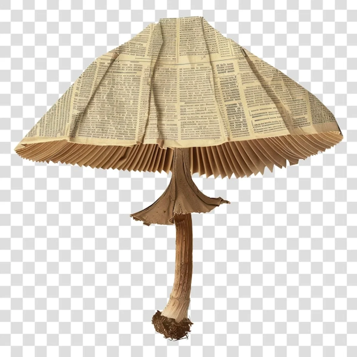upcycled umbrella as home decor