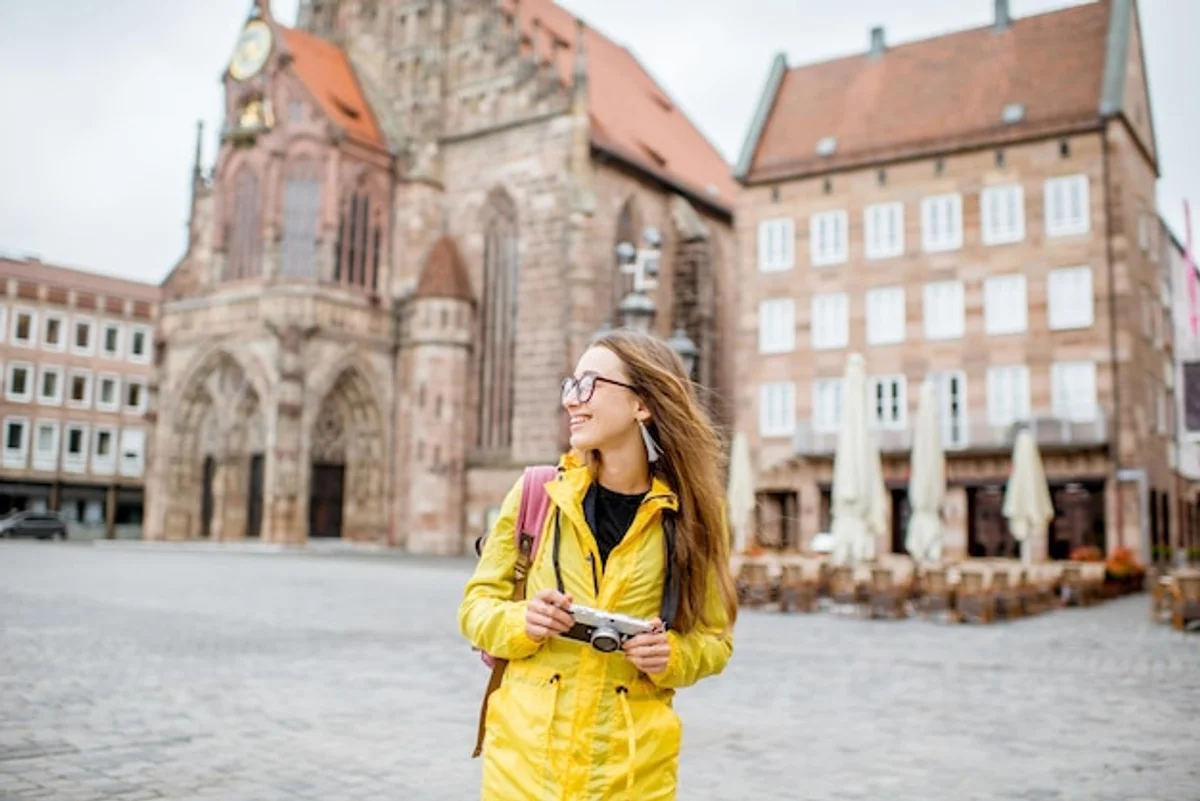 urban rainwear Germany street fashion
