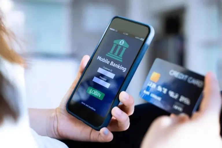 german online banking modern smartphone