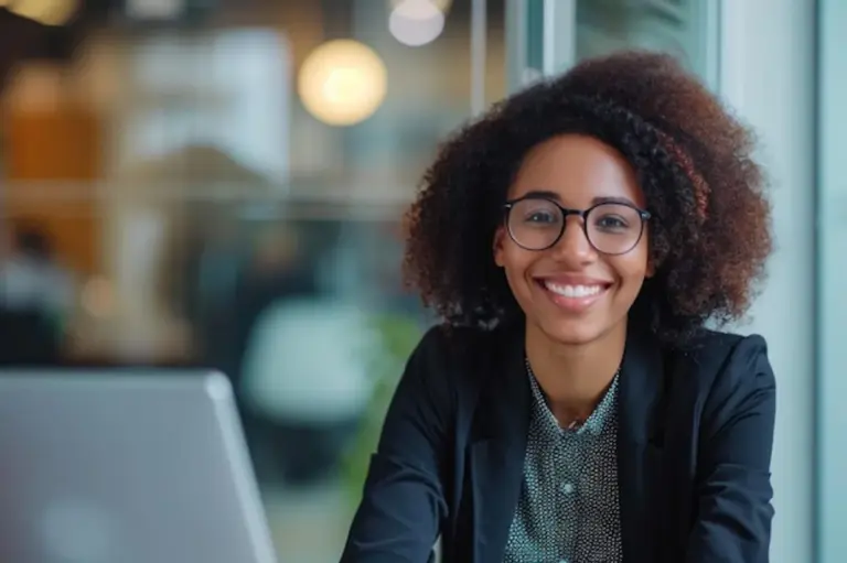 confident employee salary negotiation office