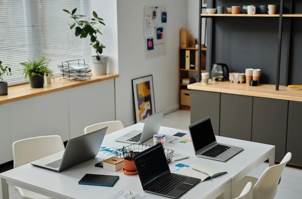 german home office workspace productivity modern