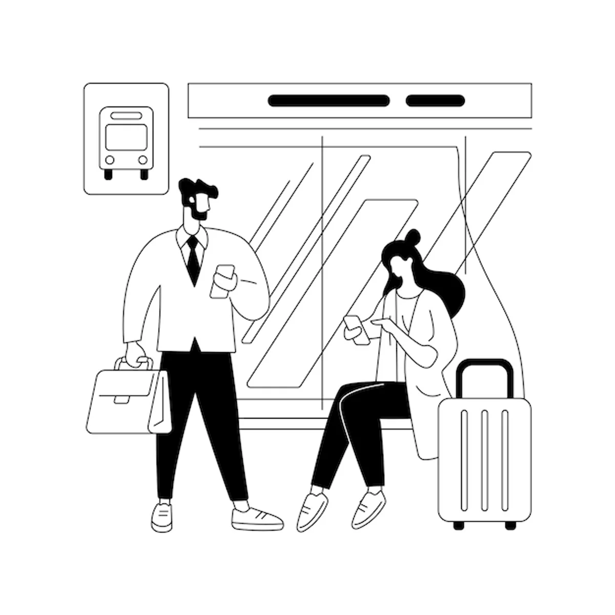 stressed tourist crowded resort