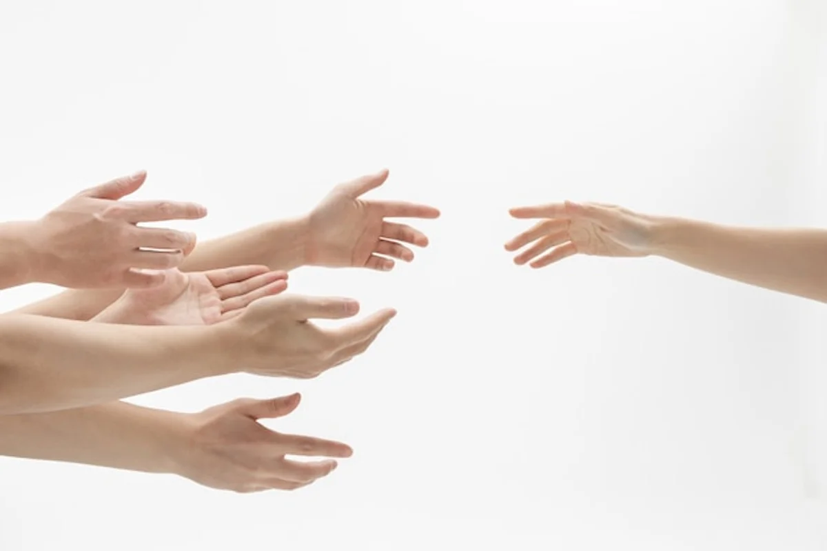 subtle hand gesture communication office