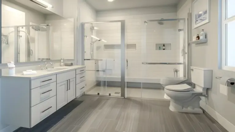 senior friendly bathroom safety elderly modern