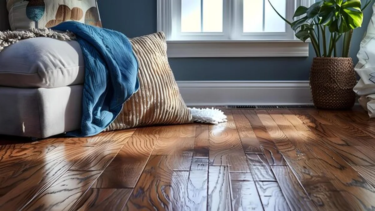 natural cleaning with vinegar floor mop bucket