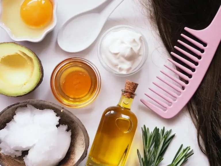 homemade hair care natural ingredients kitchen