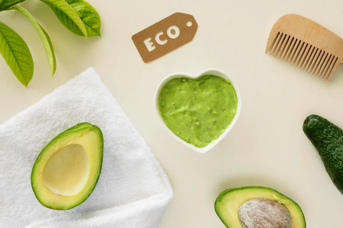 fresh avocado hair mask natural remedy