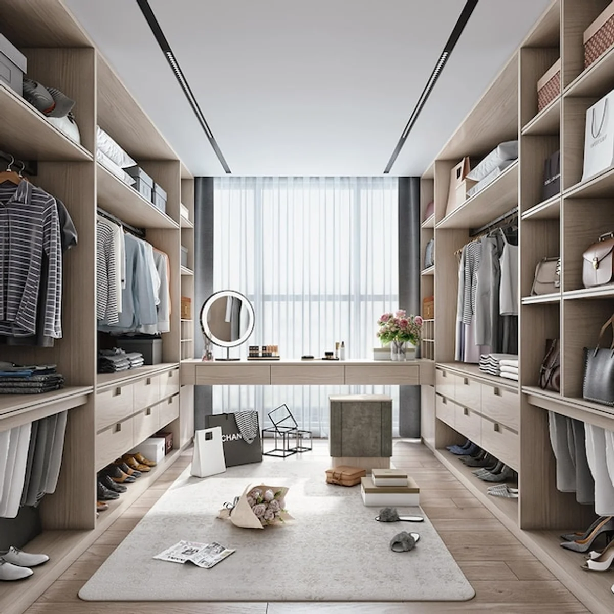 closet organization tips minimalist modern