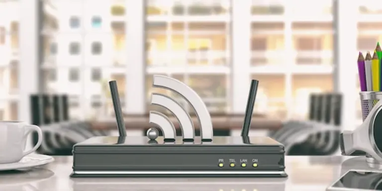 wifi router placement home modern illustration