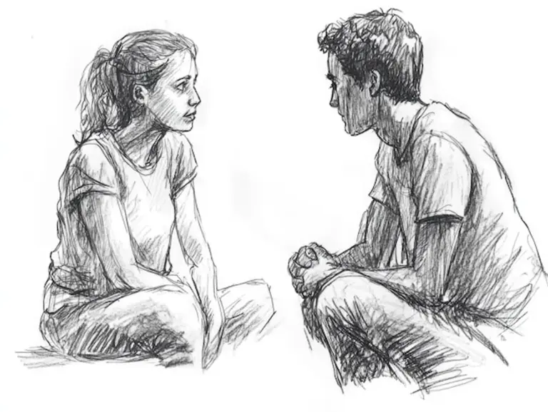couple deep listening at home emotional connection