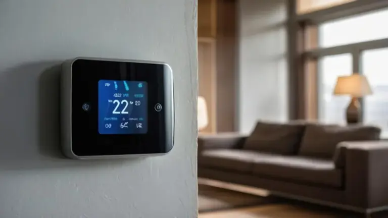 cozy winter apartment with smart heating