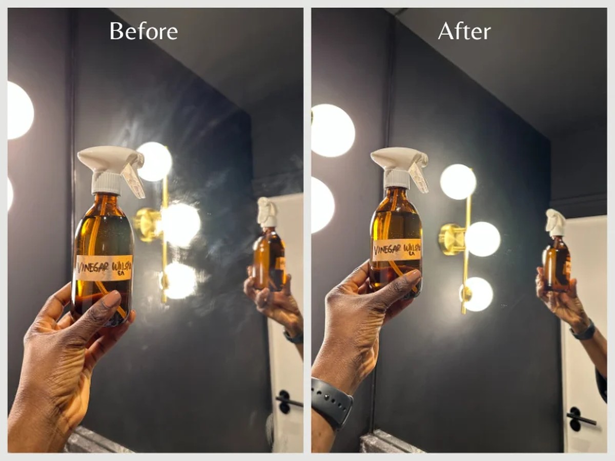 Essig auf den Spiegel spritzen? Das Geheimnis streifenfreier Fenster ohne Chemie