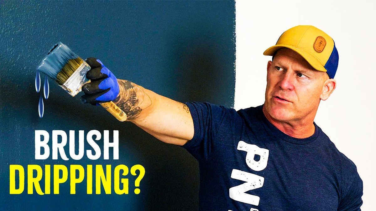 Gummiband um die Farbdose: Der Trick gegen Tropferei beim Streichen