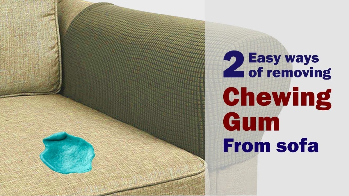 Kaugummi auf dem Sofa? Eiswürfel lösen es in 30 Sekunden