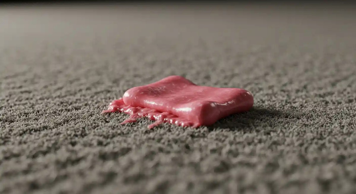 Kaugummi im Teppich? Das Trick-Material aus der Garage löst es in Sekunden